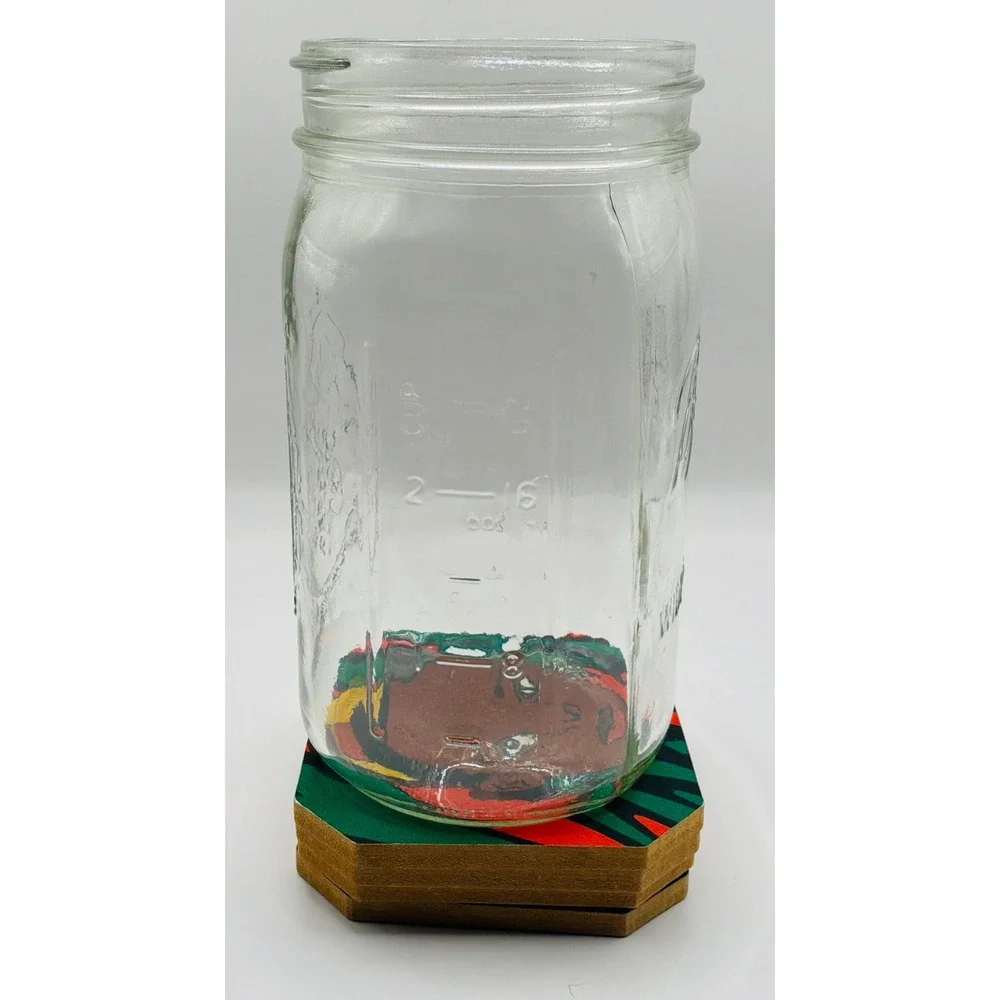 Ball Wide Mouth 32oz Mason Jar Clear Glass with Lid